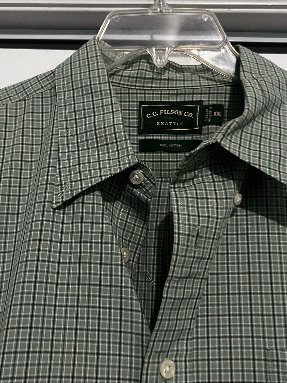 C.C Filson Co Button Down Shirt XXL - Picture 2 of 5